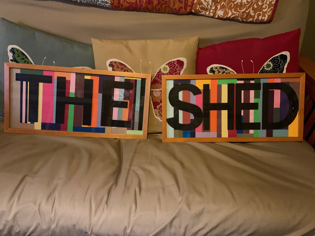 The exterior of The Shed, Marife’s backyard art studio at MyLittleFe