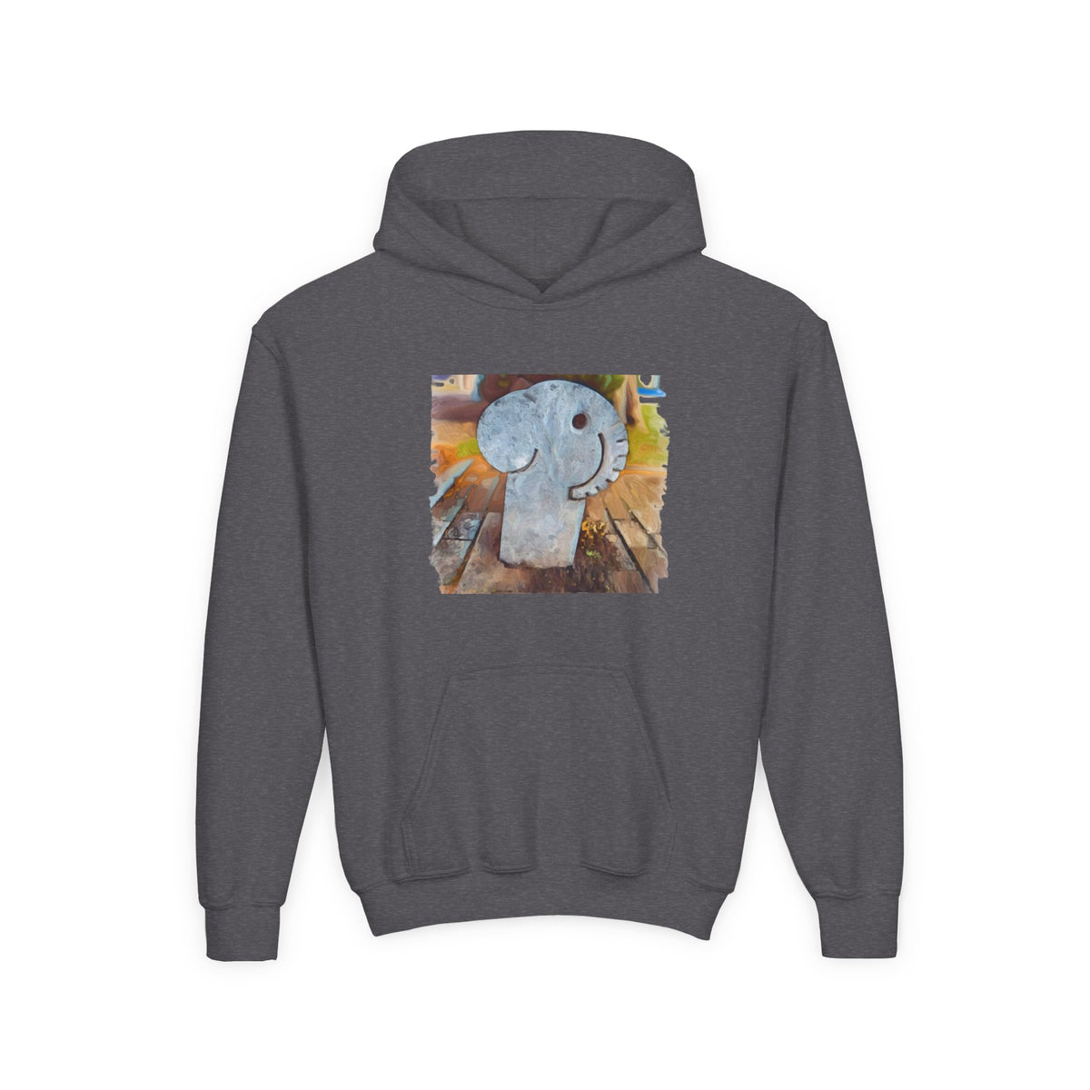 Shirt, Park Elephant Kids Hoodie