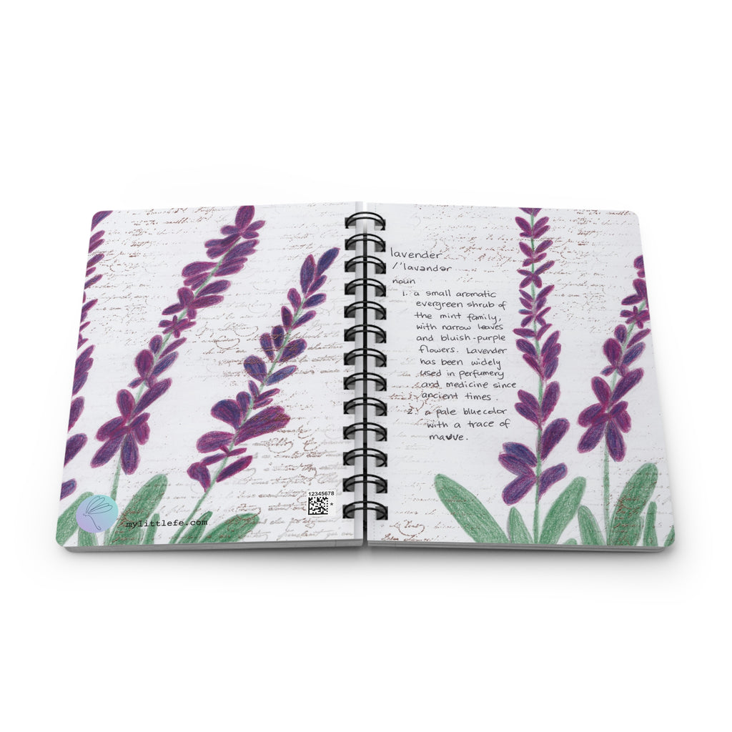Notebook, Lavender — Spiral Journal (5"x7")