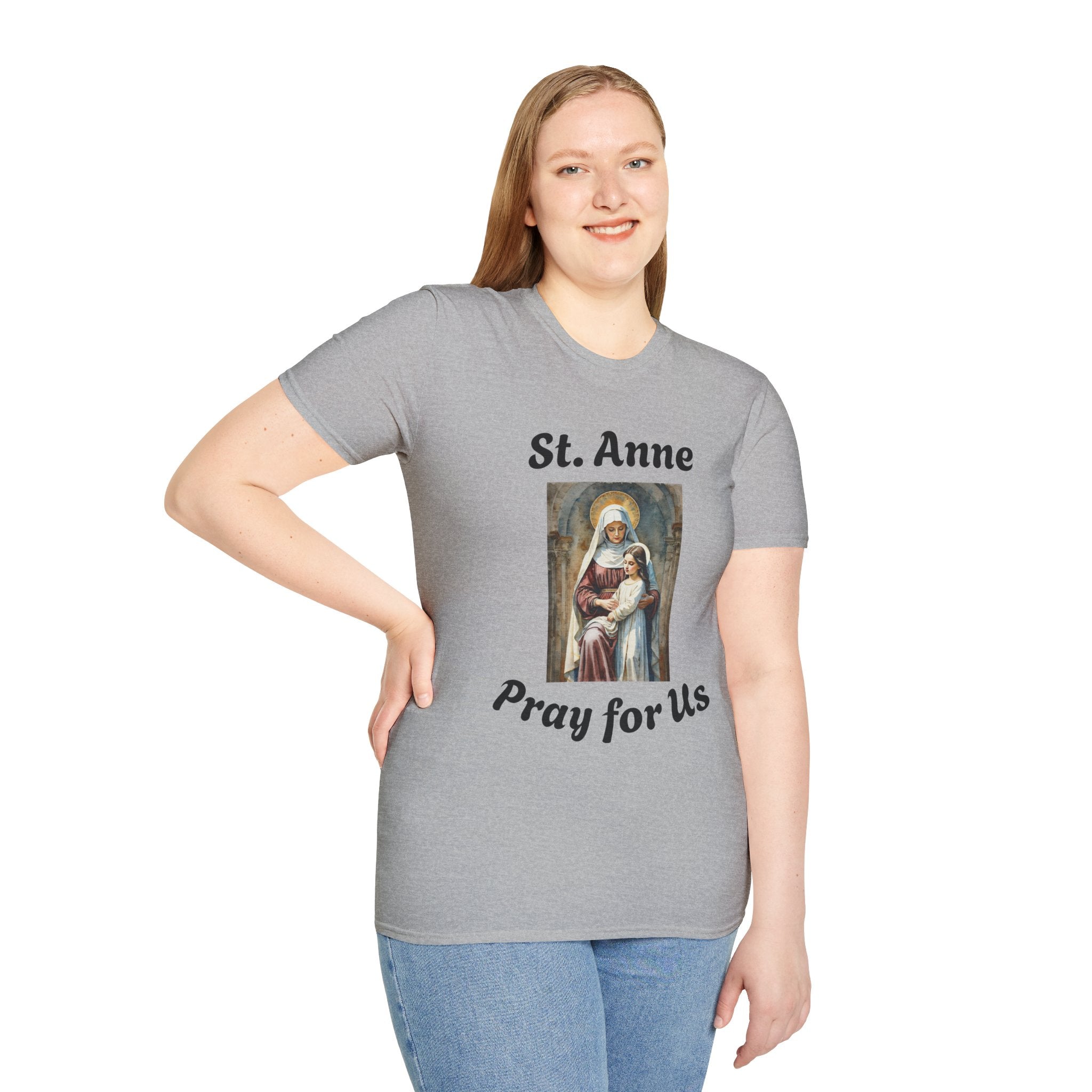 Shirt, St. Anne T-Shirt 2 | Celebratory Tee for Heritage Events, Religious Gatherings, Family Reunions, Gift for Faith Celebrations, [...]