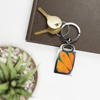 Keychain, Ladybug on a Sunflower