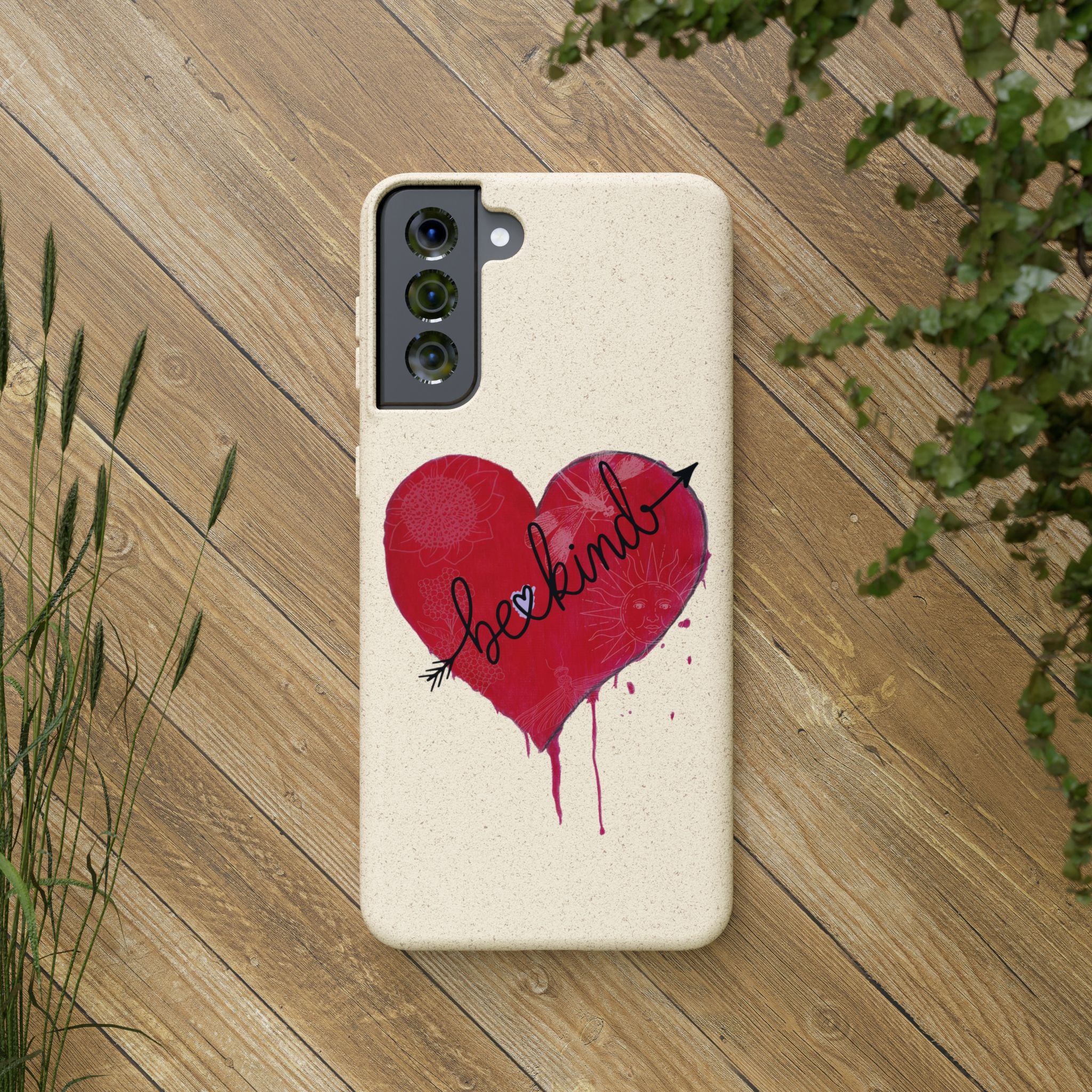Phone Case - Be Kind Heart Design