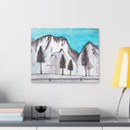 Wall Art, Yosemite in Winter (in 3 sizes) - Canvas