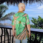 Shirt, Dragonfly on a Leaf Hawaiian Shirt (multiple sizes)