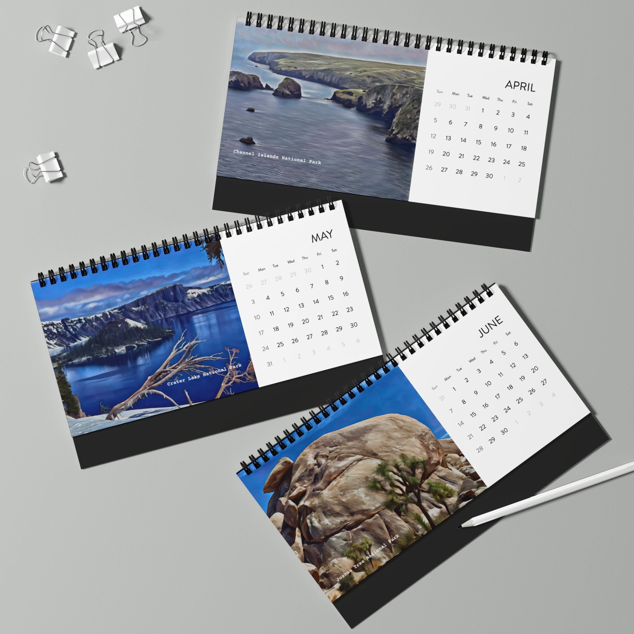 Calendar, Desktop Calendar (2026) National Parks