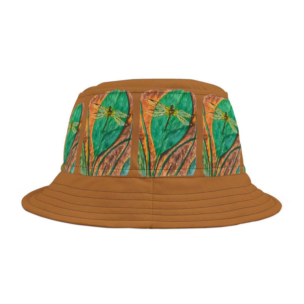 Hat, Artistic Dragonfly Bucket Hat