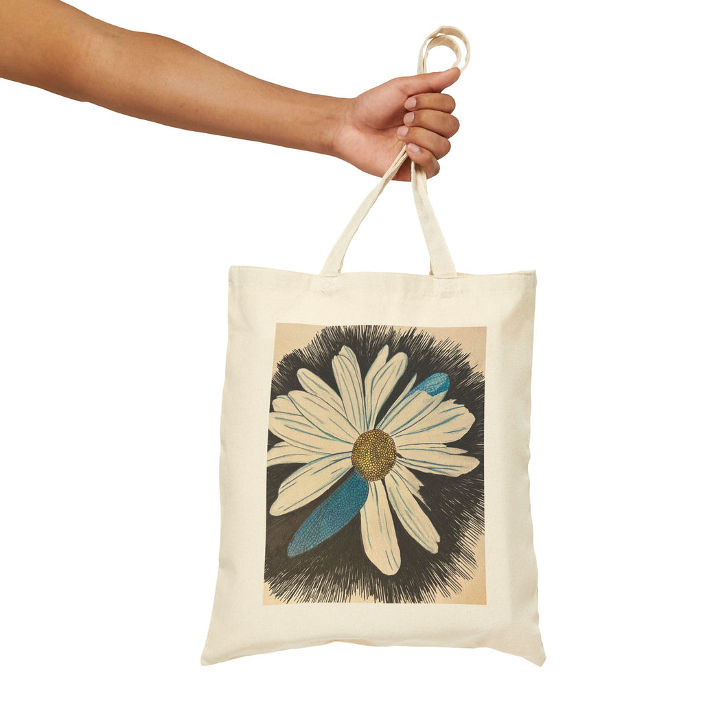 Bag, Daisy Dragonfly Tote Bag