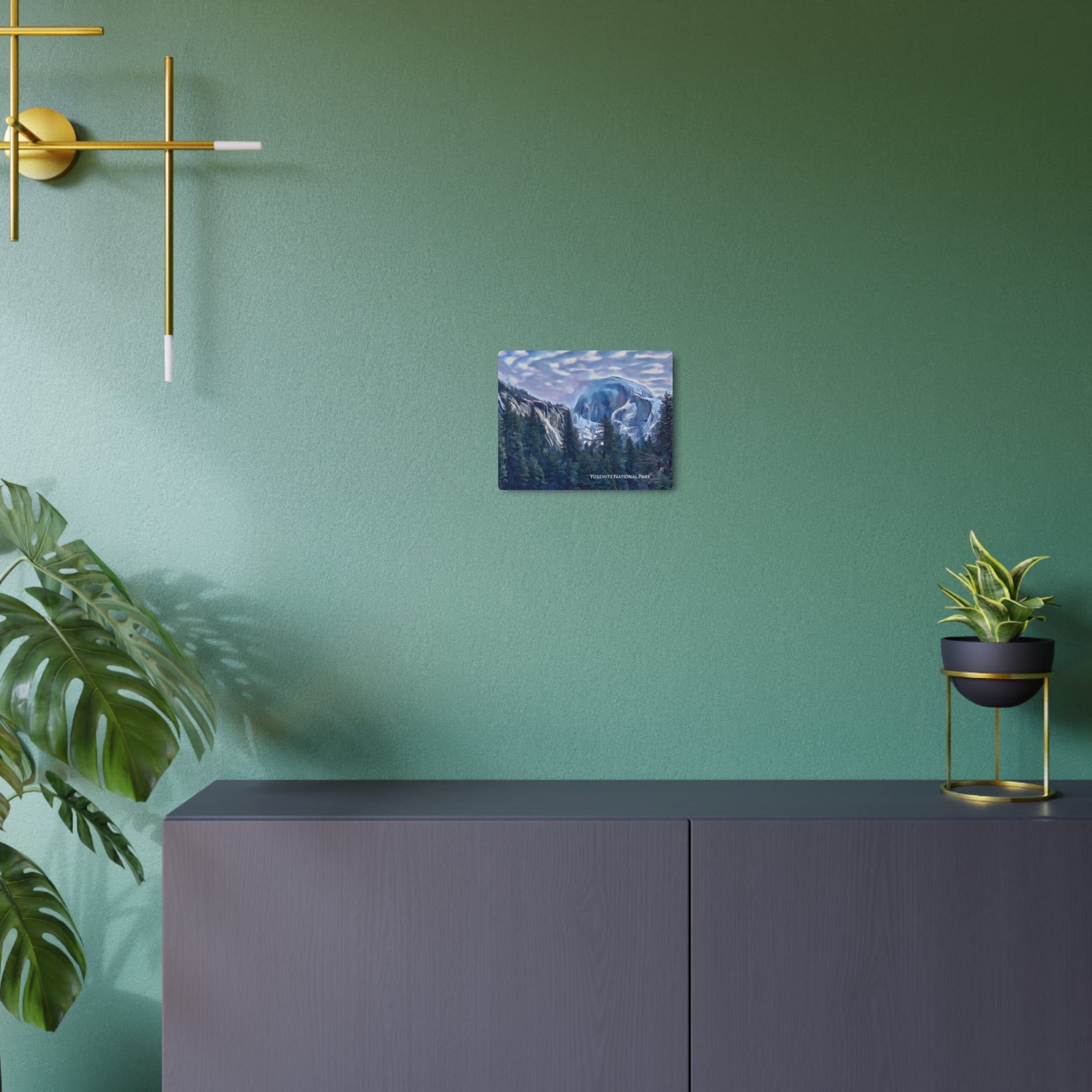 Wall Art, Yosemite Half Dome. Metal plaque