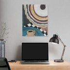 Canvas Wall Art, Woman at a Cafe