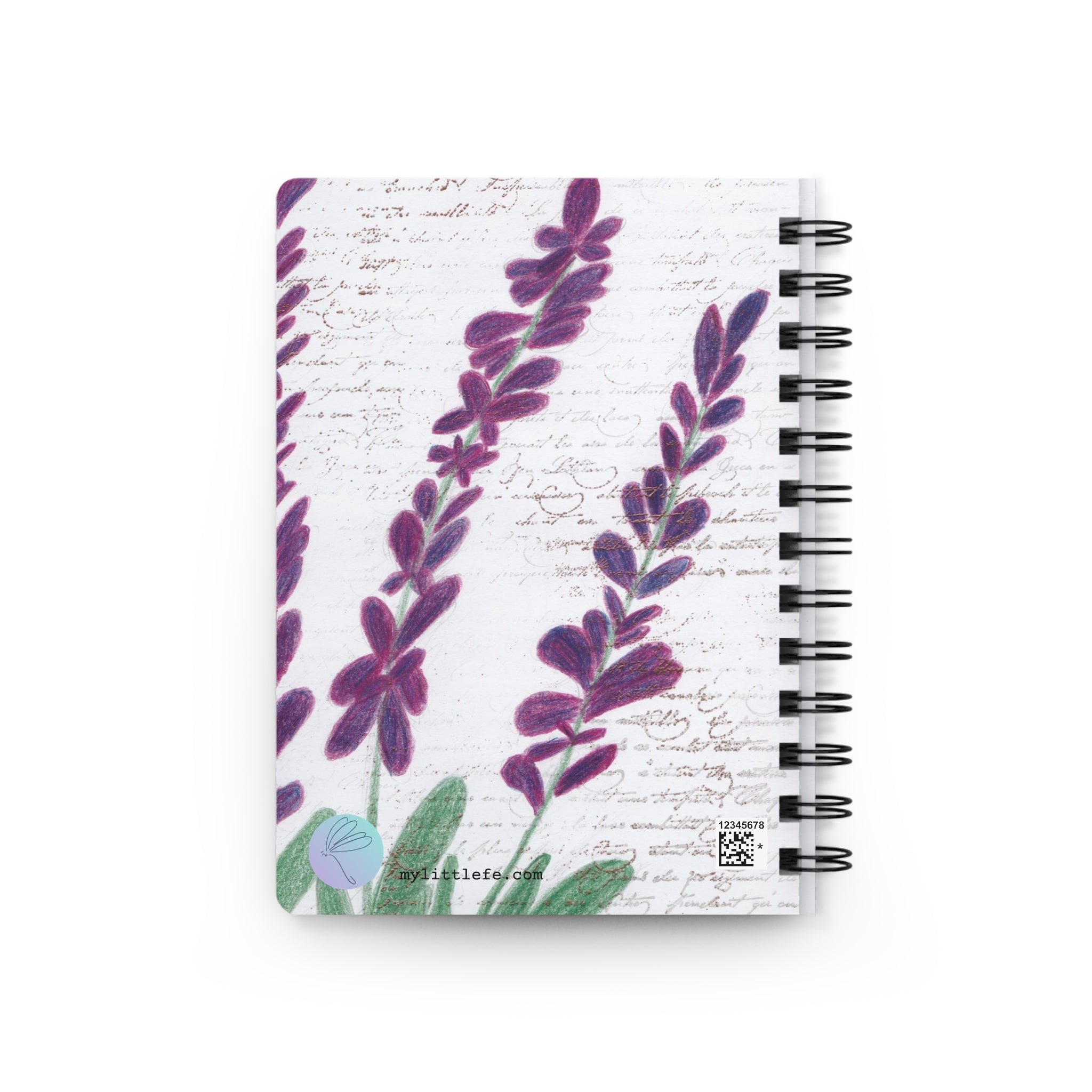 Notebook, Lavender — Spiral Journal (5"x7")