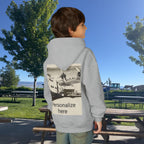 Shirt, Kids Youth Wingman Hoodie - Airplane Photo Design - Personalizable