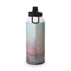 Stainless Steel Water Bottle — Sunset Silhouette Kids Scene