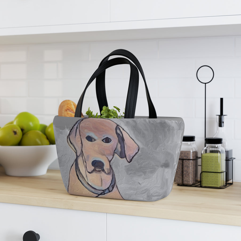Bag, Artistic Lunch Bag – Dog Illustration Design