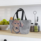 Bag, Artistic Lunch Bag – Dog Illustration Design