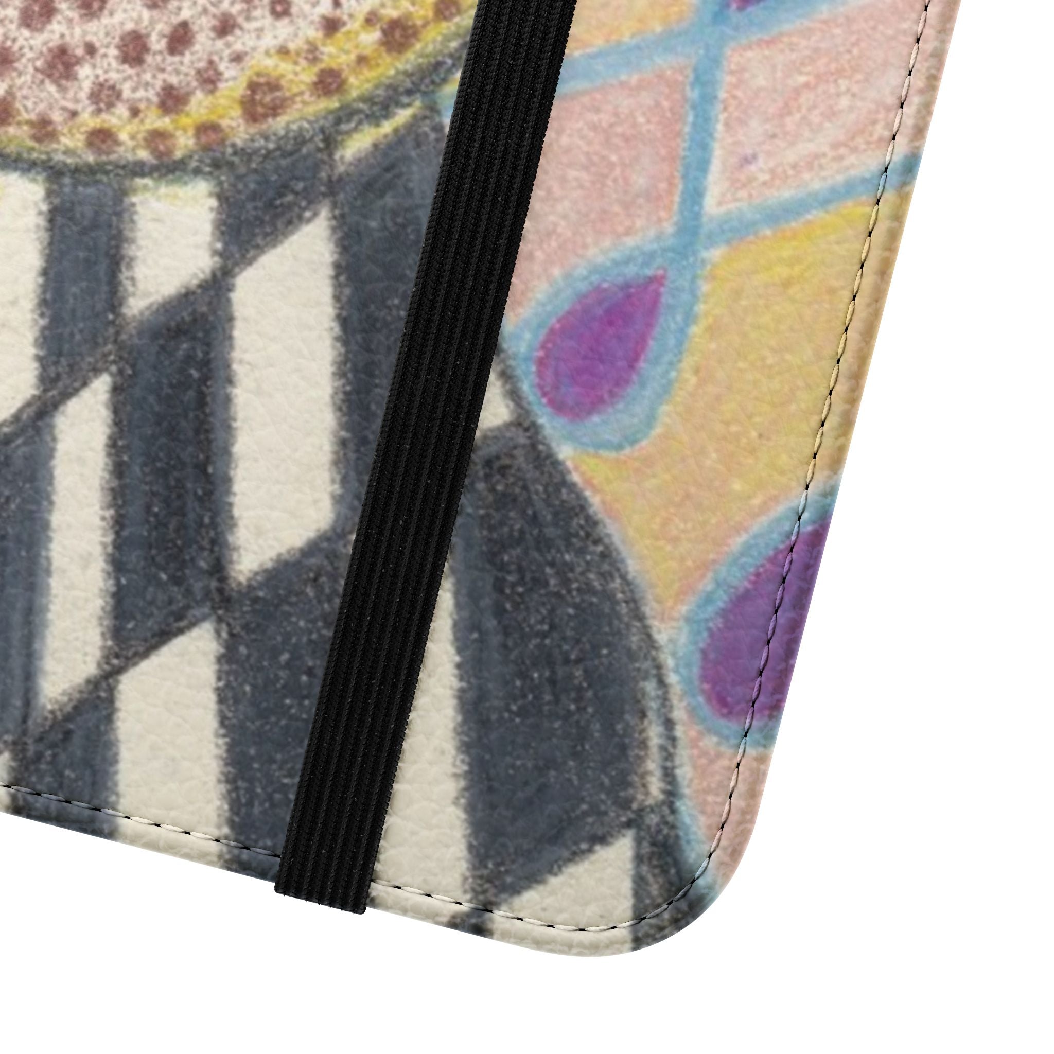 Wallet, Sunflower Journey Flip Phone Case – Artistic Floral