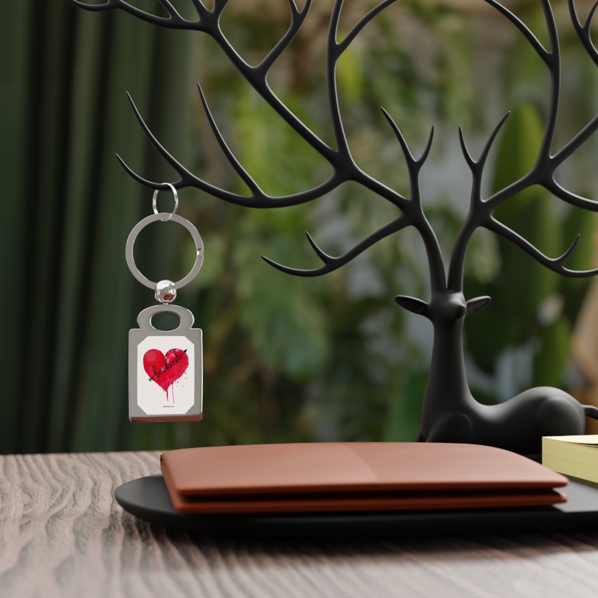 Keychain, Be Kind Heart Design