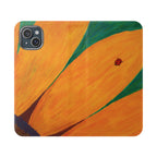 Phone Case, Ladybug on Sunflower — Flip Phone Case