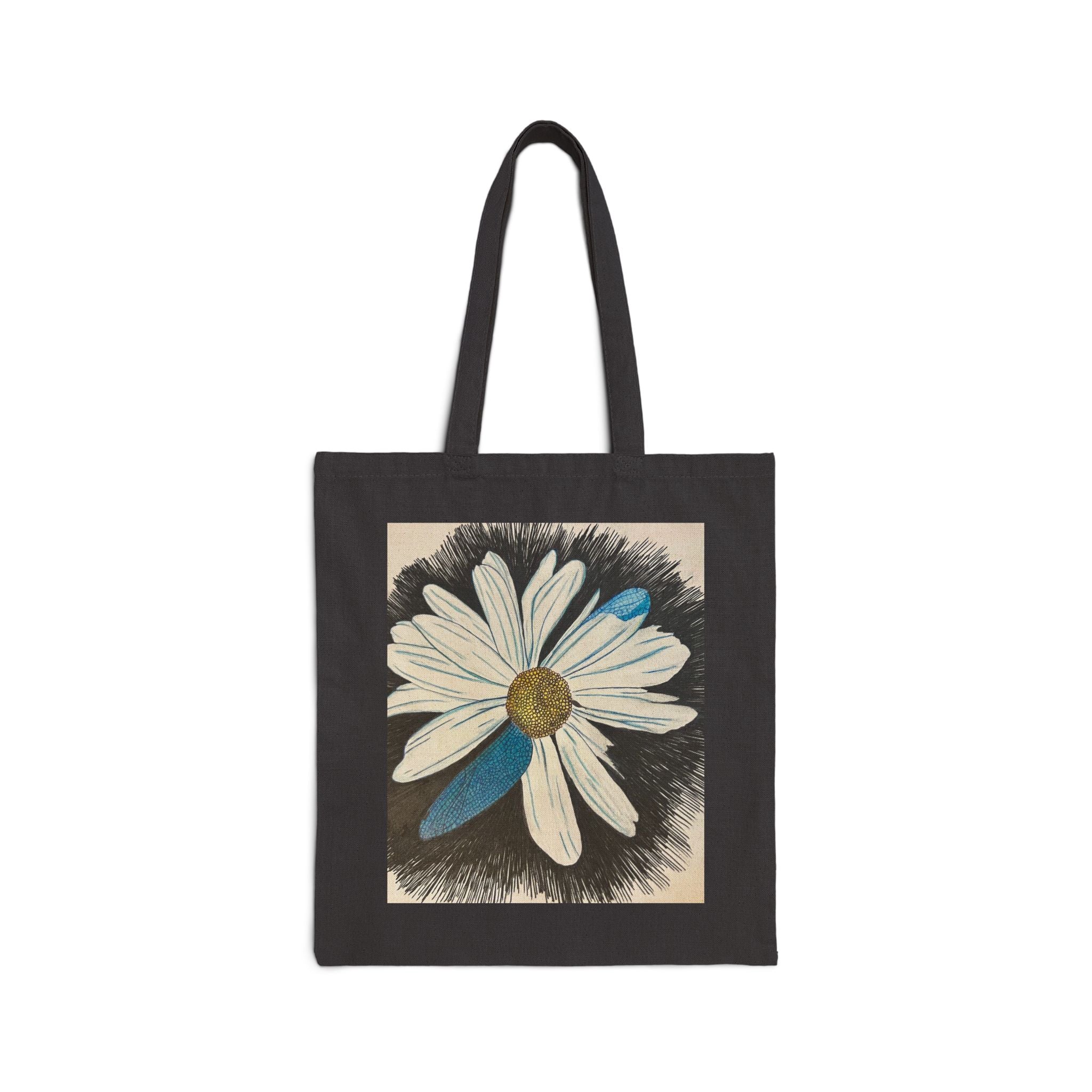 Bag, Daisy Dragonfly Tote Bag