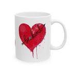 Mug, Bleeding Heart with Be Kind Arrow Ceramic (11oz, 15oz)