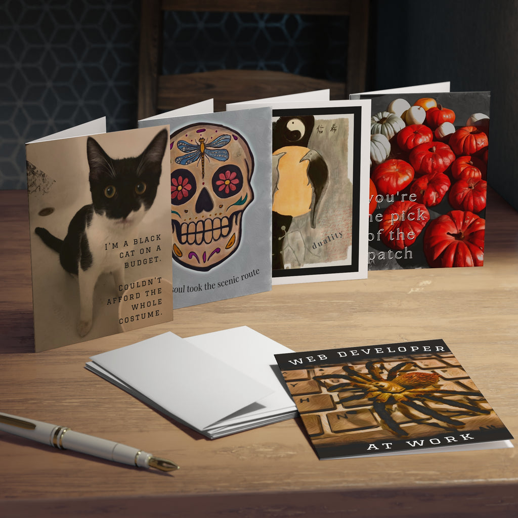 Greeting Card, Halloween and Fall Set of 5