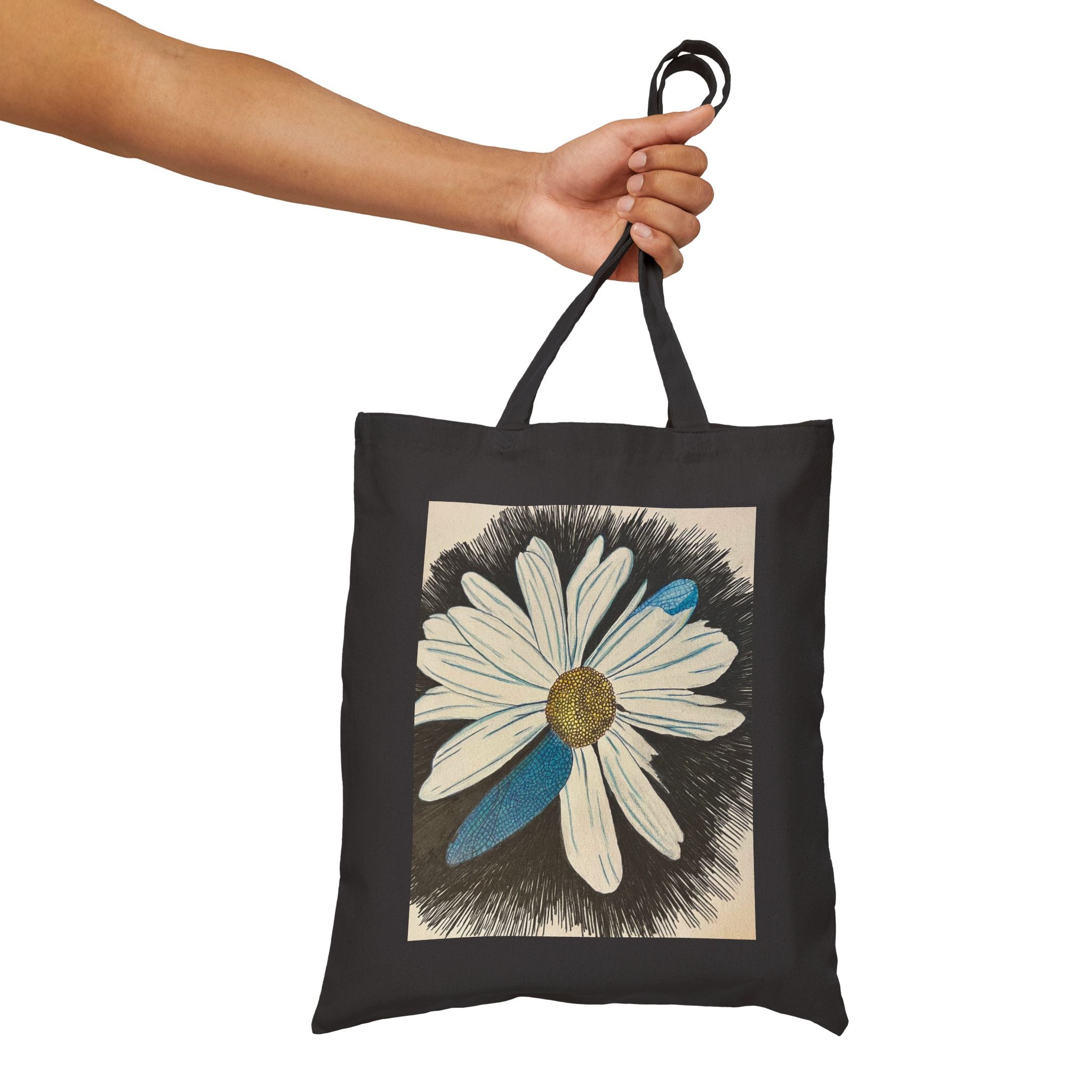 Bag, Daisy Dragonfly Tote Bag