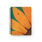 Notebook, Ladybug on a Sunflower Spiral Journal