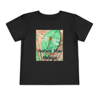 Shirt, Kids, Toddler Tee - Dragonfly on a leaf