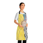 Apron, Zentangle — Colorful Artistic Kitchen Apron with Geometric Patterns
