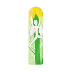 Bookmark - Whimsical Stick Angel Climbing Sunflower Design