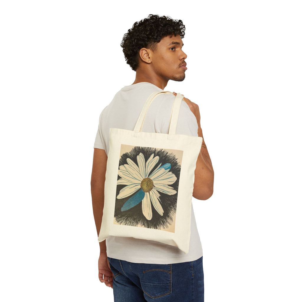 Bag, Daisy Dragonfly Tote Bag