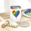 Tumbler, Rainbow Heart "Spread Kindness" - 12 oz