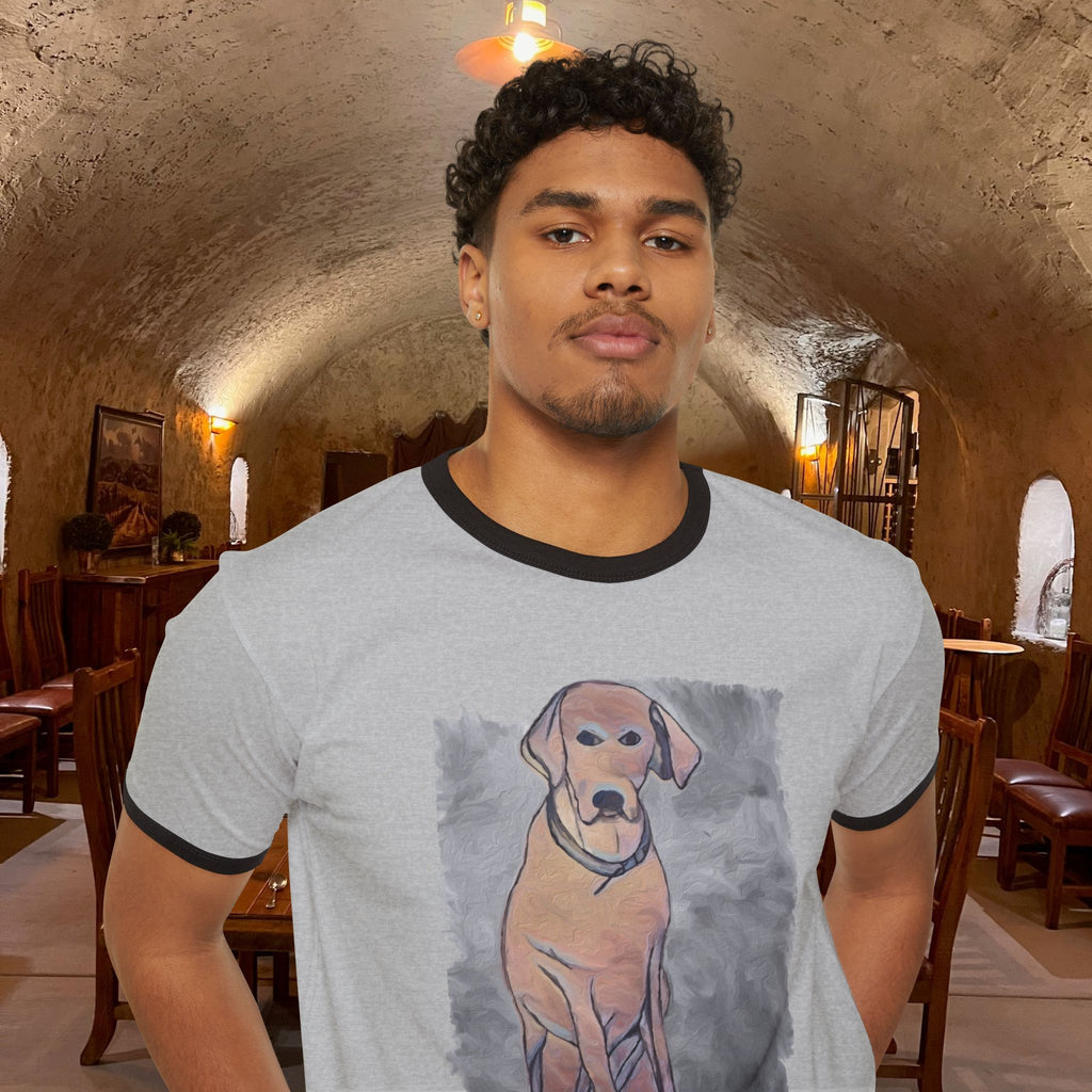 Shirt, Dog Illustration - Unisex T-Shirt
