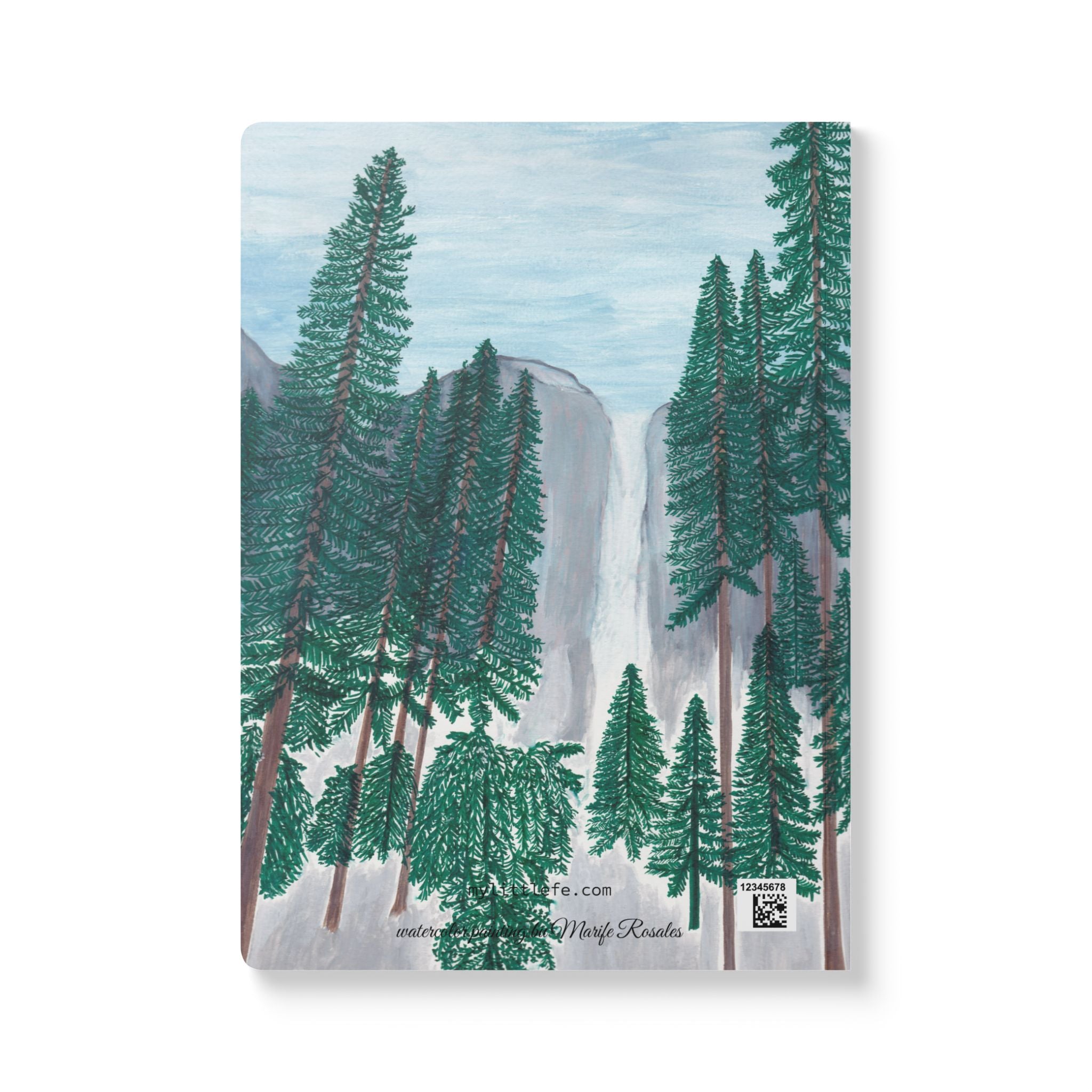 Notebook, Yosemite National Park – Watercolor Forest Journal