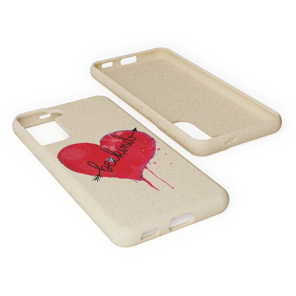 Phone Case - Be Kind Heart Design