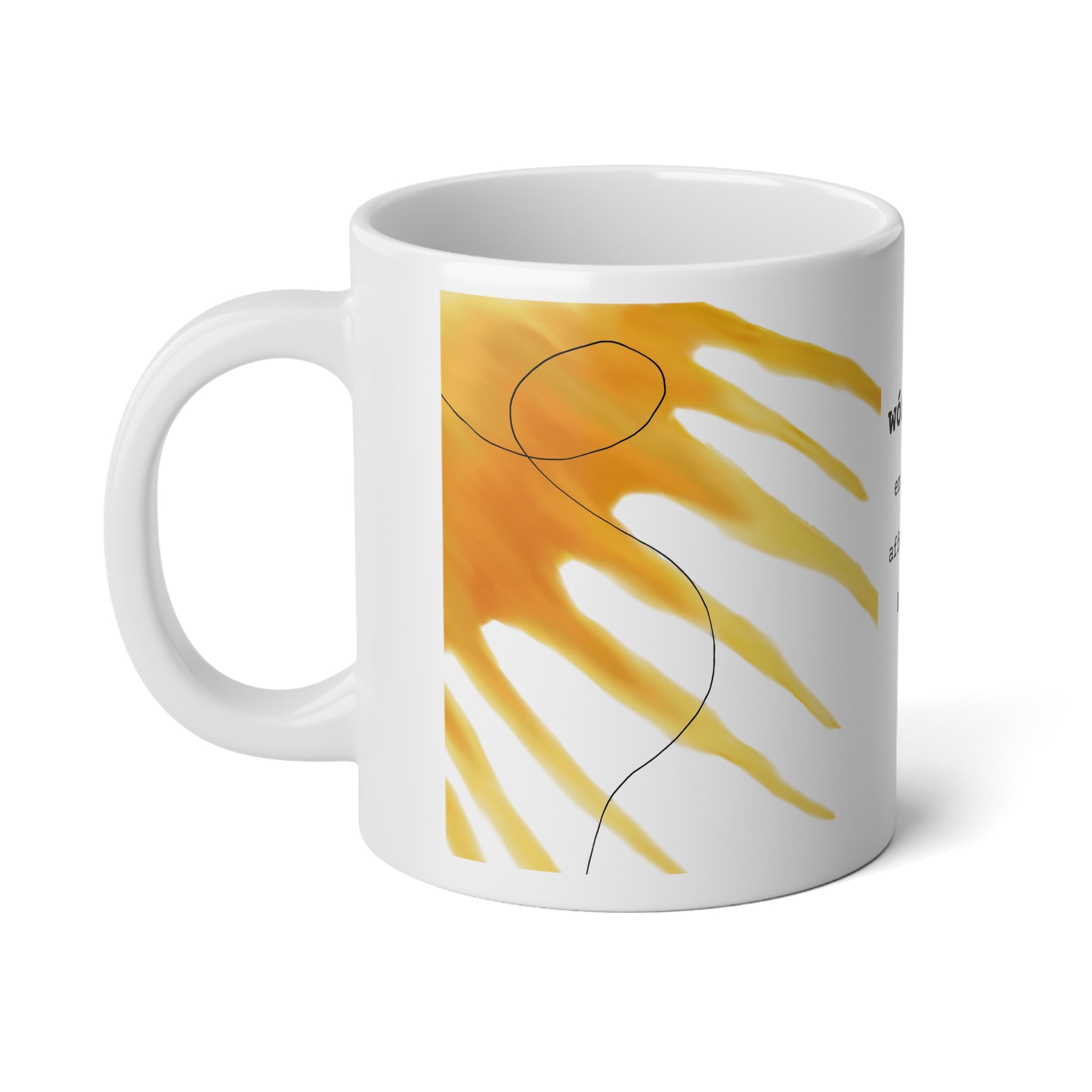 Mug, Warmth Design Jumbo 20 oz