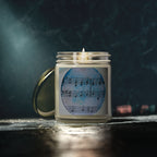 Candle, Blue Christmas Music Notes Ornament - multiple scents