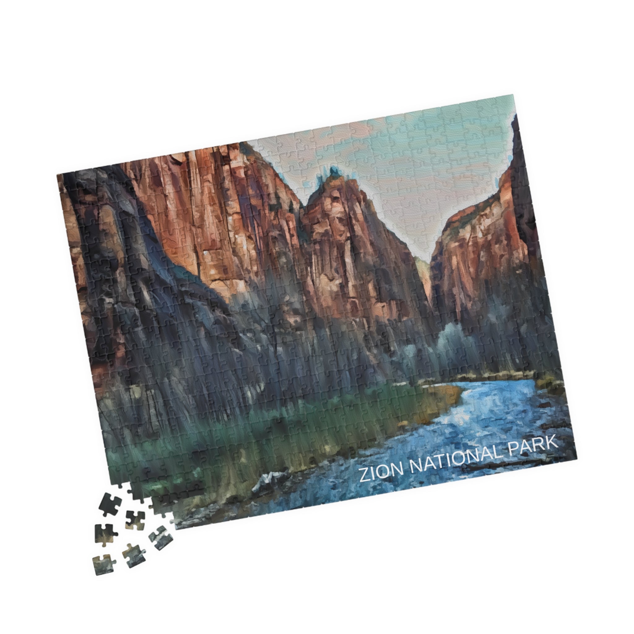 Jigsaw Puzzle, Zion National Park — Original Nature Art