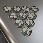 Magnet,  Daisy Dragonfly Wings  (Button) - 1 or 10 pcs
