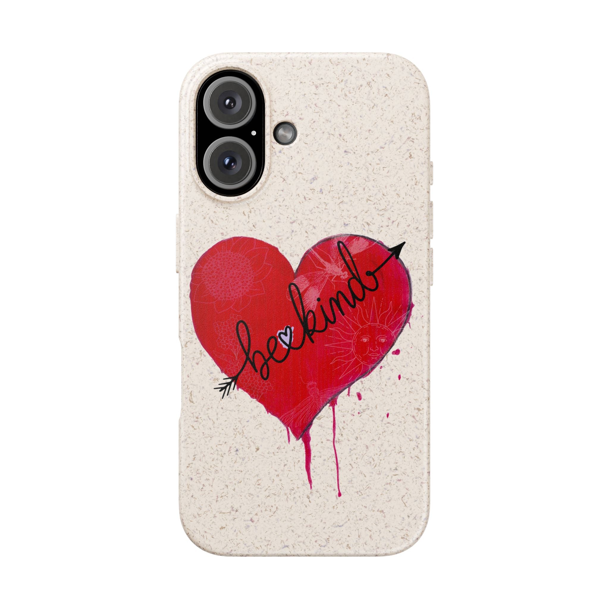 Phone Case - Be Kind Heart Design