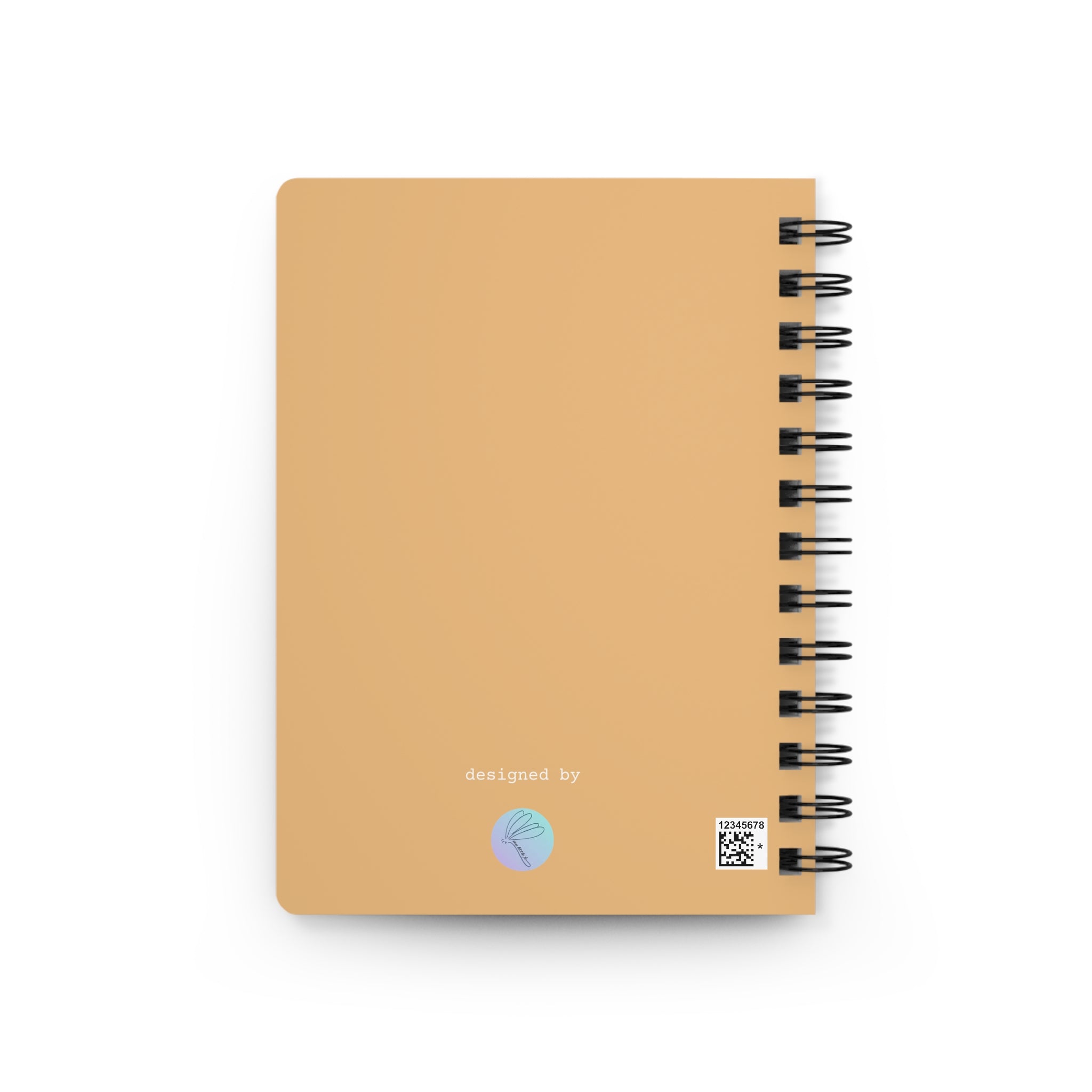 Notebook, Ladybug on a Sunflower Spiral Journal