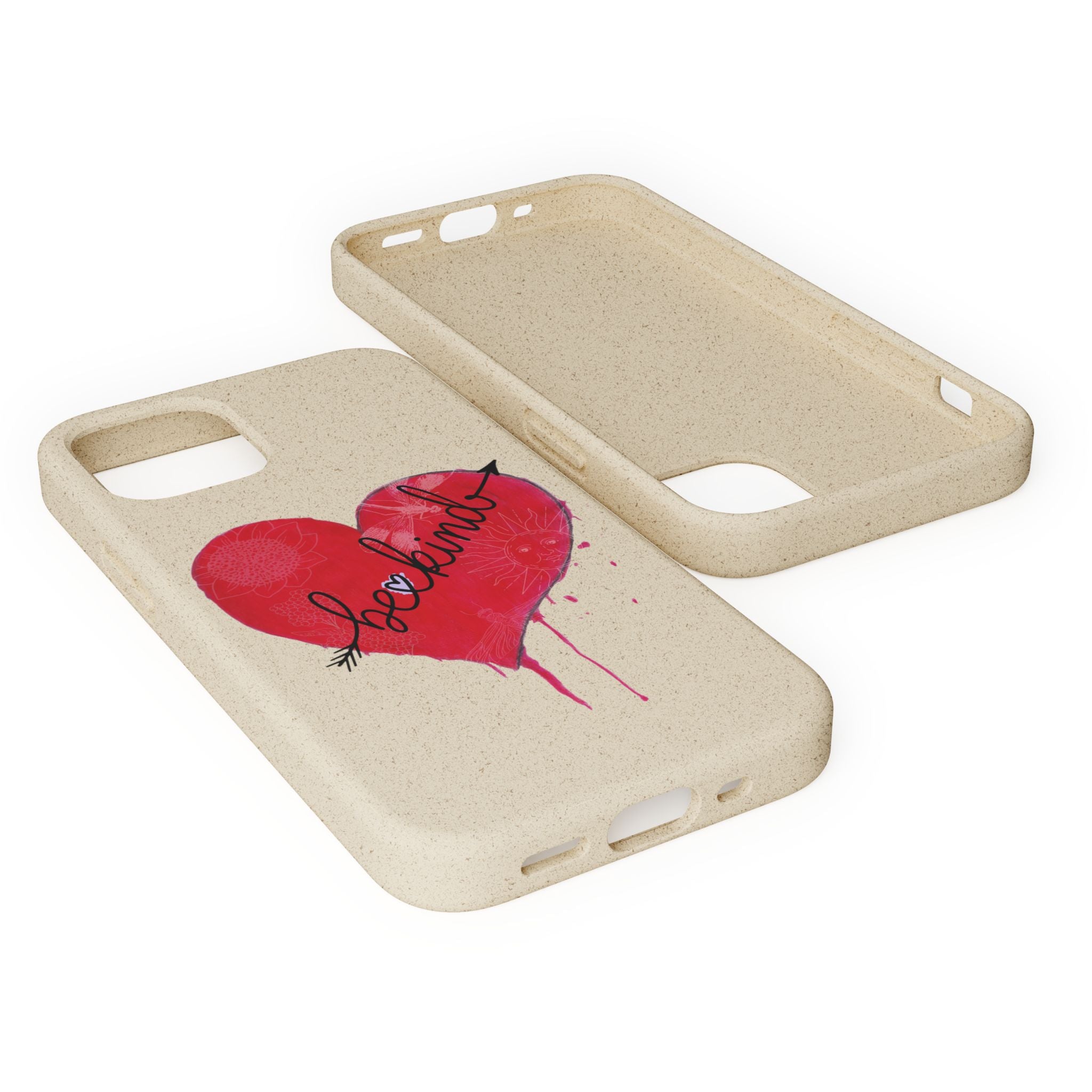 Phone Case - Be Kind Heart Design