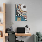 Canvas Wall Art, Woman at a Cafe