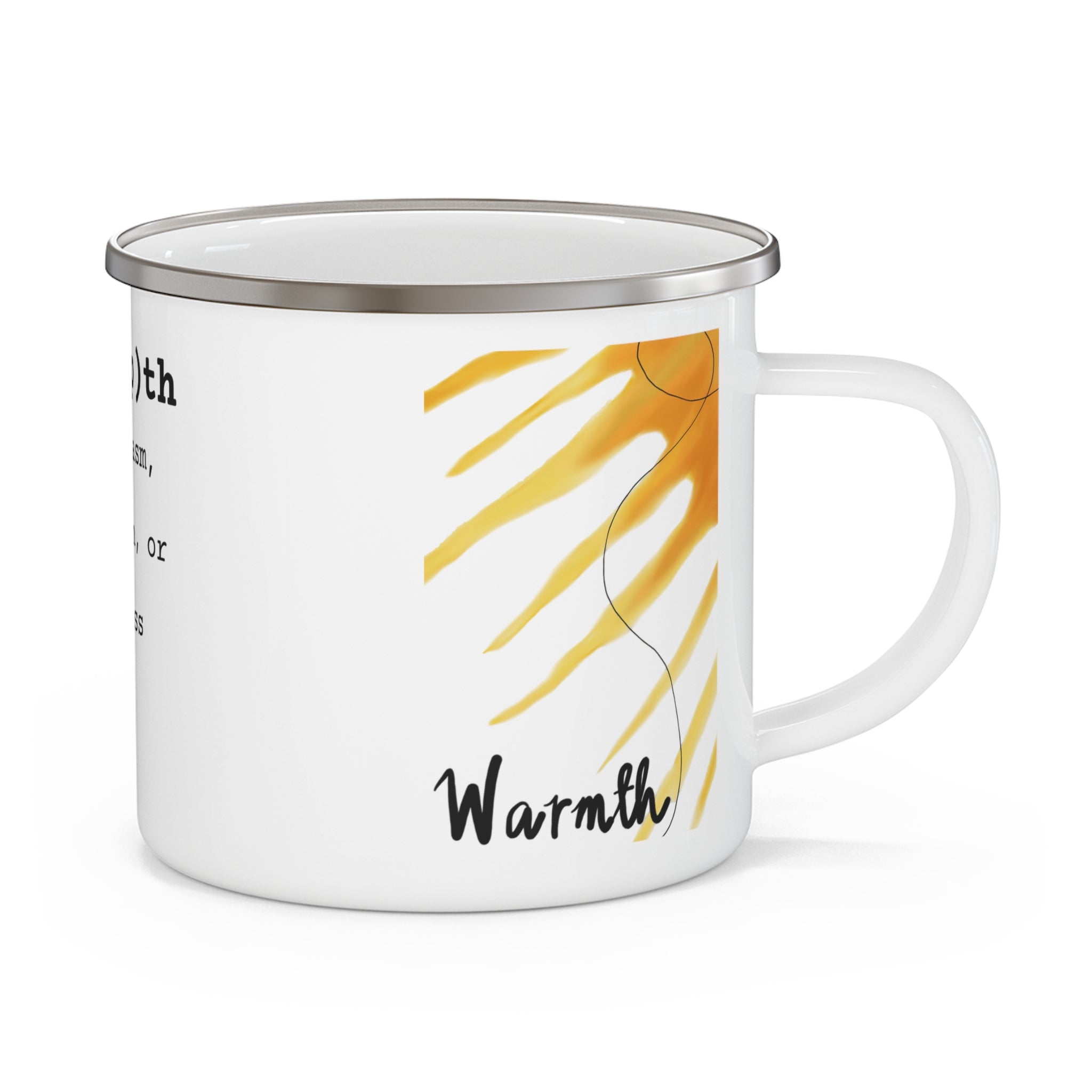 Mug, Warmth-Enamel Camping Mug
