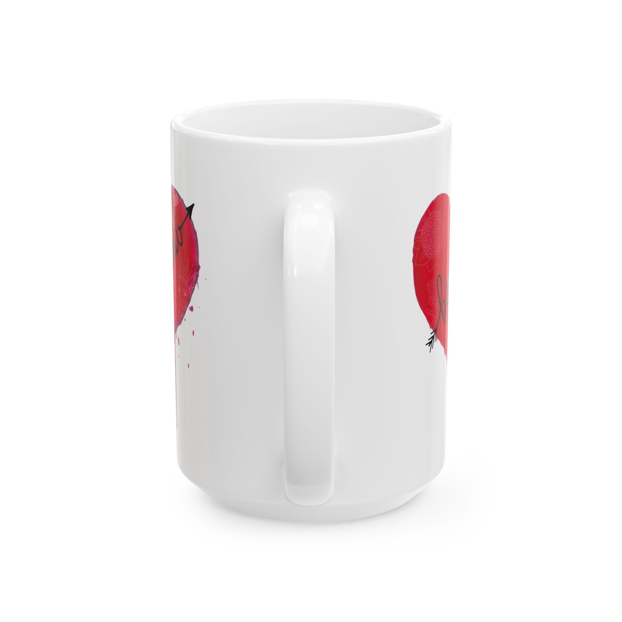 Mug, Be Kind Heart Design (11oz, 15oz)