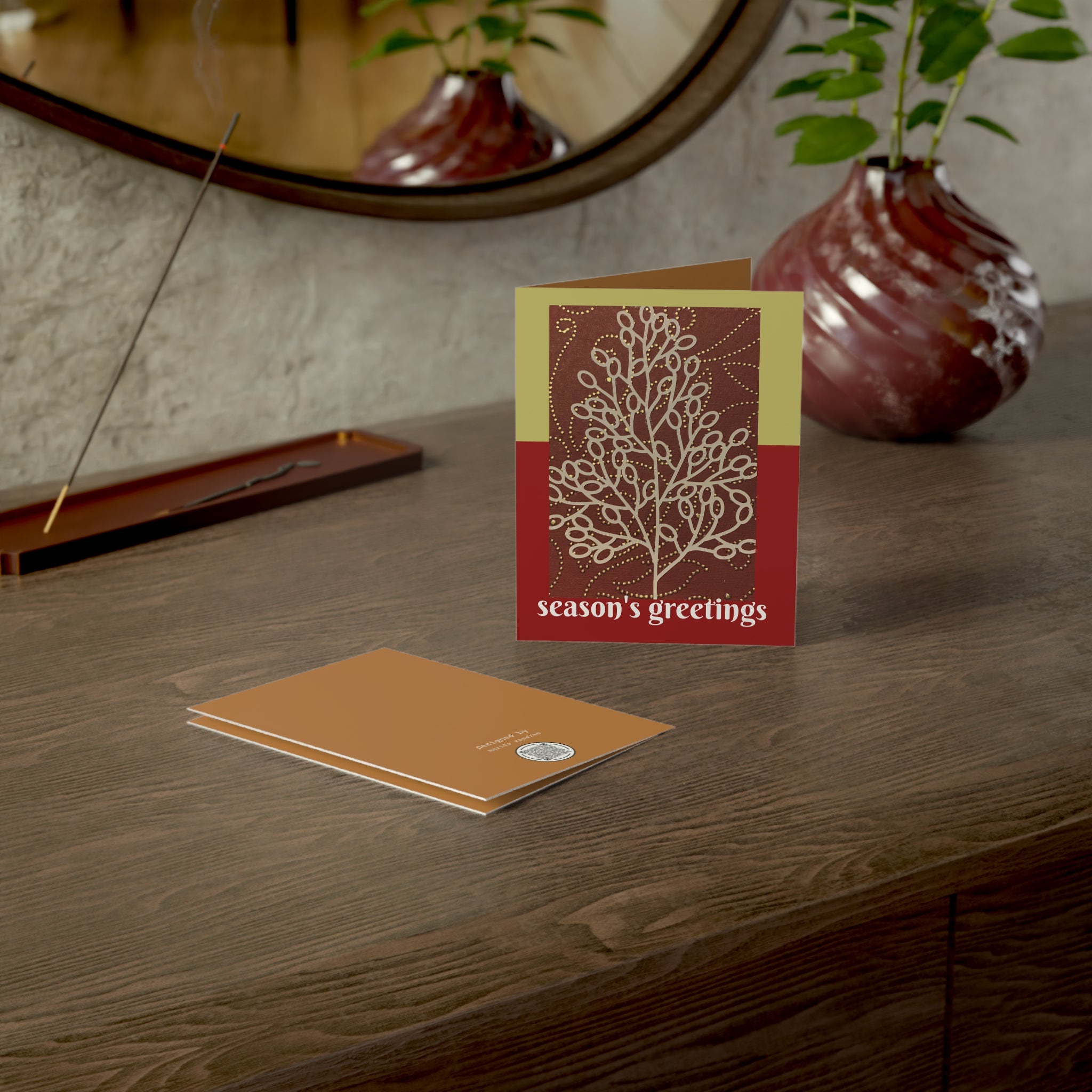 Greeting Card, Christmas Tree Collage Set (1, 10, 30,50)