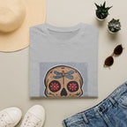 Shirt, Day of the Dead Sugar Skull - Dragonfly Floral Calavera Tee