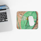 Mouse Pad, Dragonfly on a Leaf