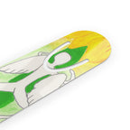 Bookmark - Whimsical Stick Angel Climbing Sunflower Design