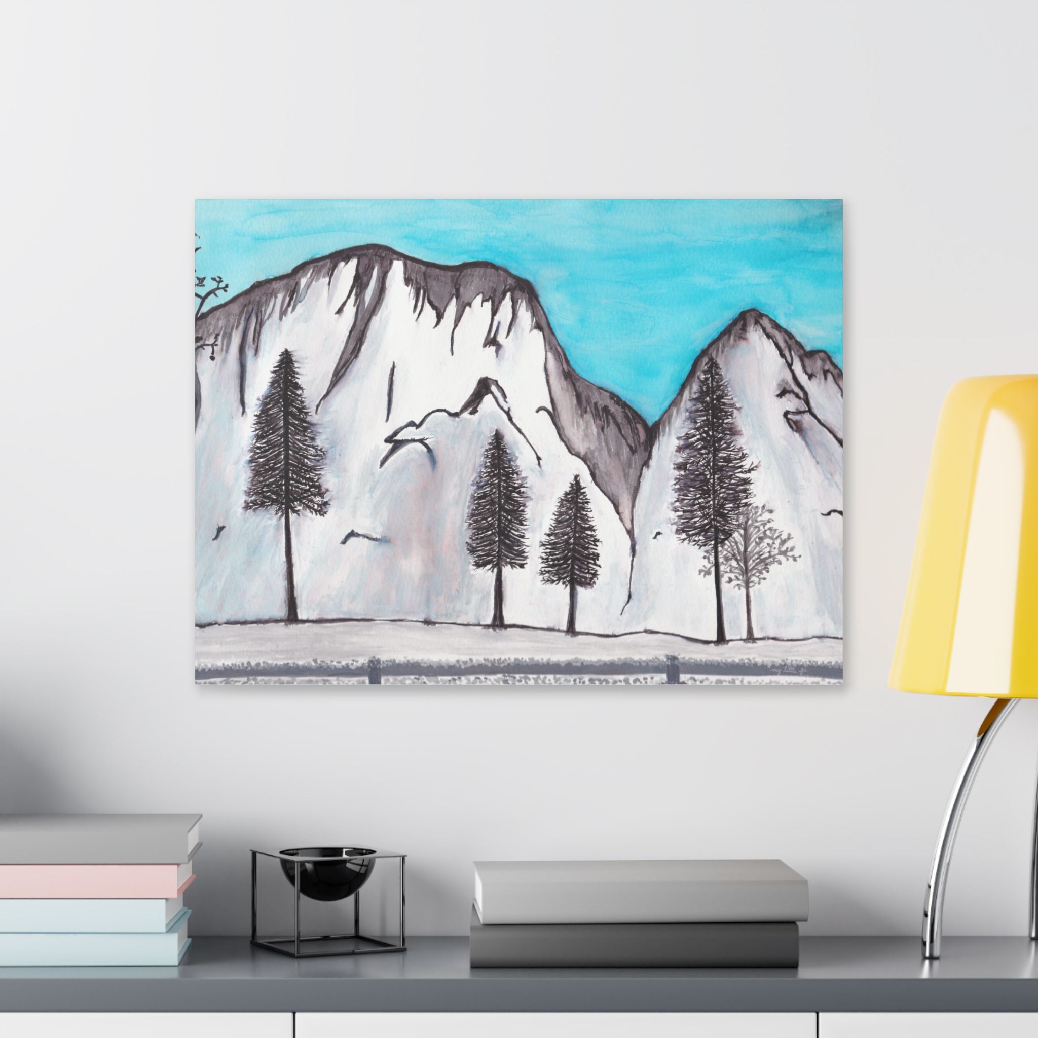 Wall Art, Yosemite in Winter (in 3 sizes) - Canvas