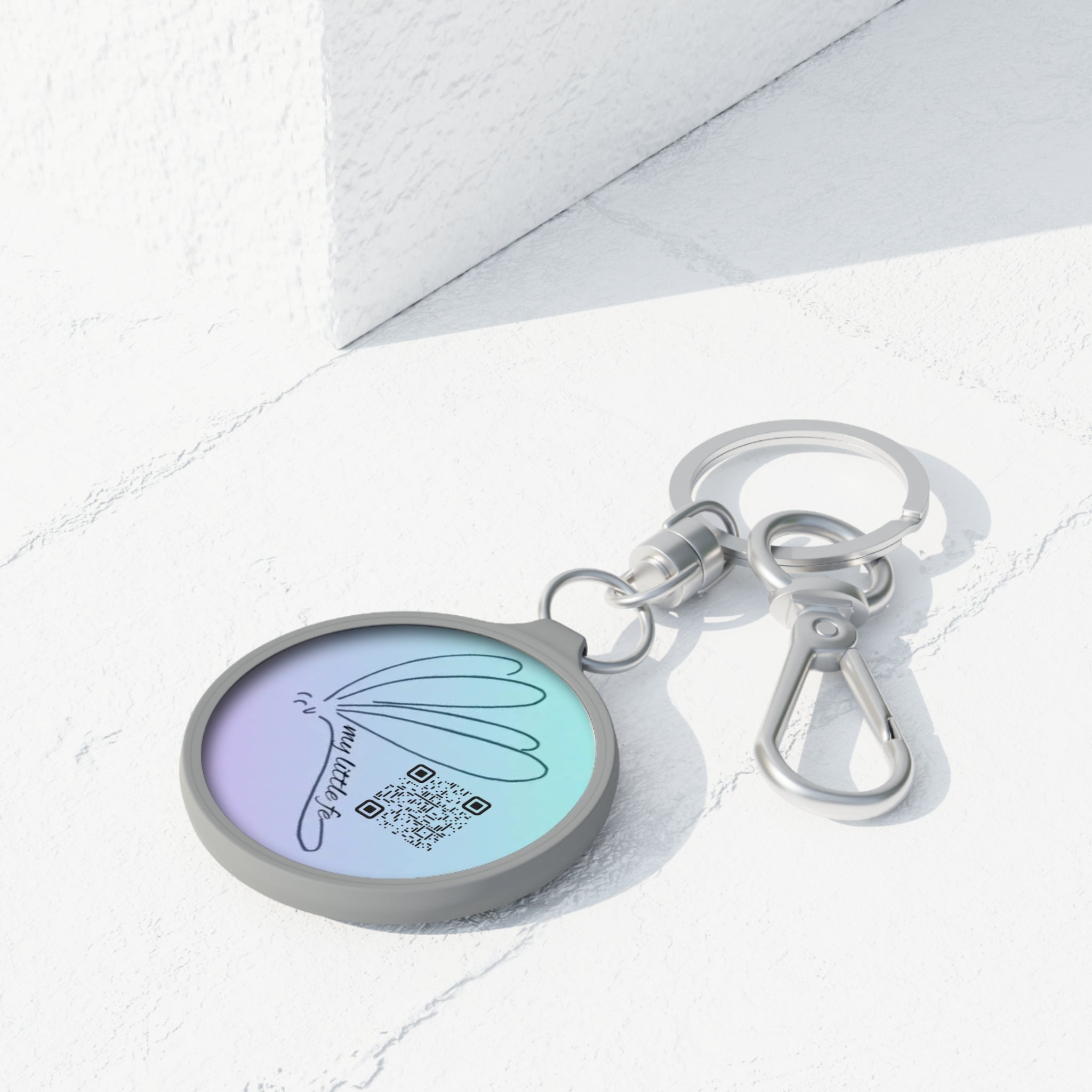 Keyring Tag, Dragonfly Custom Keychain Gift, Unique Accessory, Eco-Friendly Tag for Keys, Pet ID Tag, Elegant Key Charm